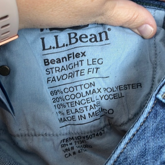 L.L.Bean Bean Flex STRAIGHT LEG FAVORITE FIT Size 12 M/T - Picture 9 of 10